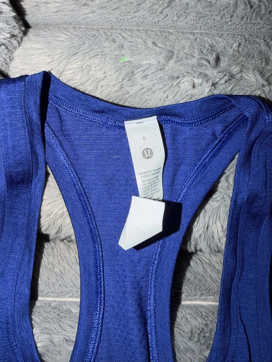 lululemon athletica Racerback Tank in Deep Blue - Picture 2 of 4